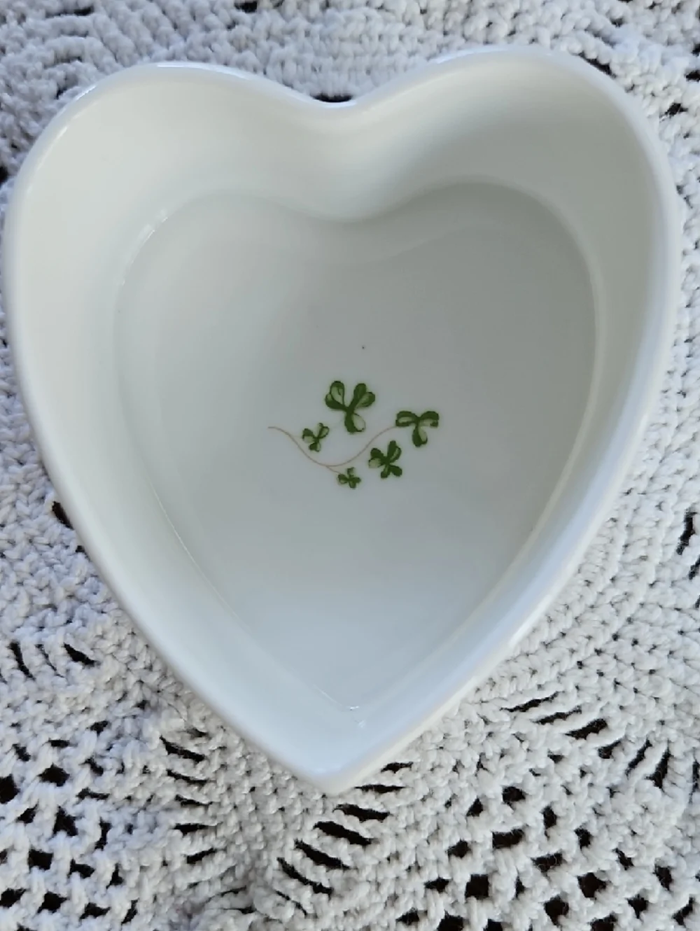 Royal Tara Bone China Heart Shaped Trinket Box